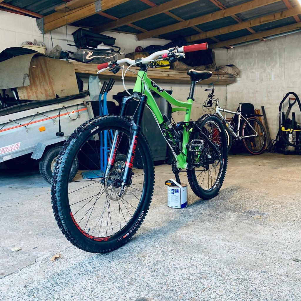 2017 Voodoo Zobop Full Suspension Mountain bike in Aberystwyth
