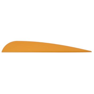 AAE Elite Plastifletch Vanes Sunset Gold 3.875'' 100 Pack