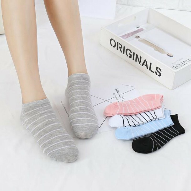 Cotton Socks Casual Soft Short Socks Set