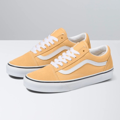 Женские кроссовки Vans Old Skool Flax Yellow Suede, размер 6–8,5, повседневная обувь для скейтборда