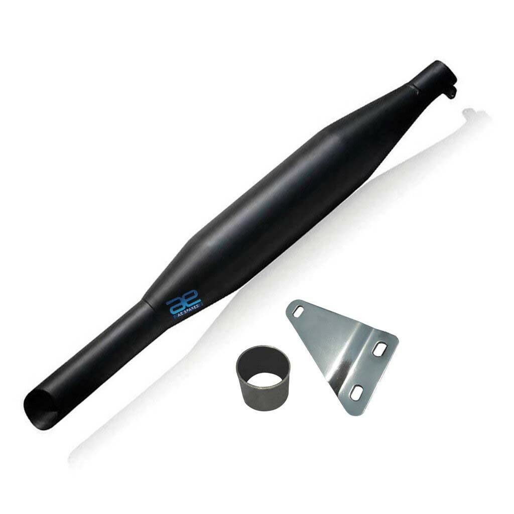 Red Rooster Exhaust Silencer for Royal Enfield Bullet Thunderbird 350 cc 