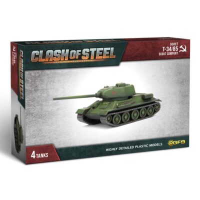 Т-34/85 Разведывательной роты (пластик x4) GF9 Clash of Steel