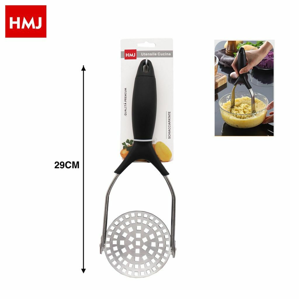 Schiacciapatate Schiaccia Pressa Verdure Purea Gateau Manico Antiscivolo hmj