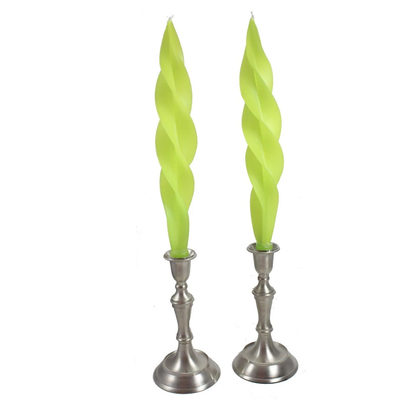 Beeswax Feather Taper Candle - 12 inches
