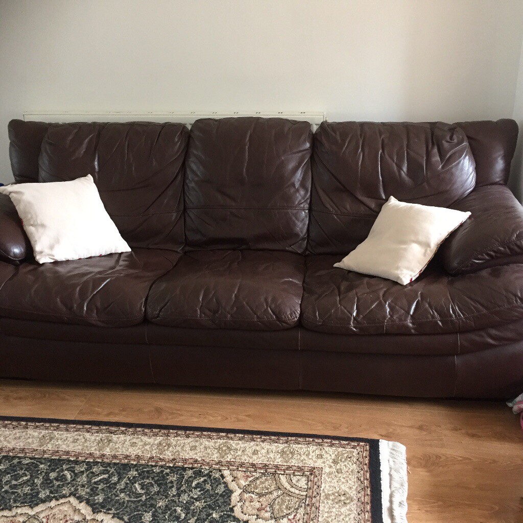 Free Genuine Leather Sofa in Hodge Hill, West Midlands Gumtree