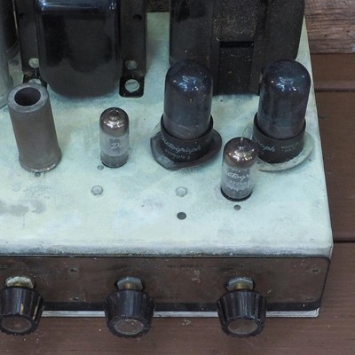 Vintage Dictograph 50 Watt Tube Amp: Blues Harp Guitar Harmonica 1950's