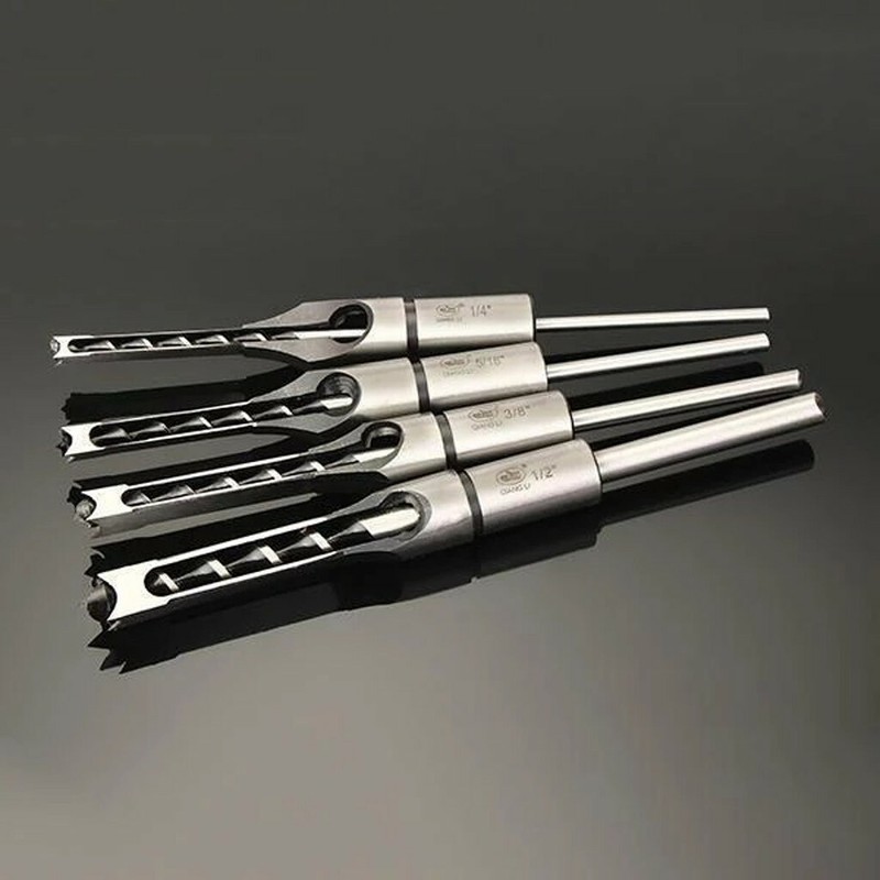Square Wood Chisel Drill Set Square Mortise Chisel Wood Drill Hole