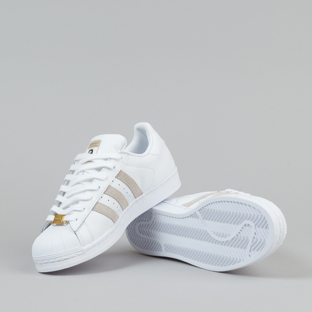 Size 7 Adidas Superstar Kareem Campbell Trainers White with Gold ... Size 7 Adidas Superstar Kareem Campbell Trainers White with Gold Highlights