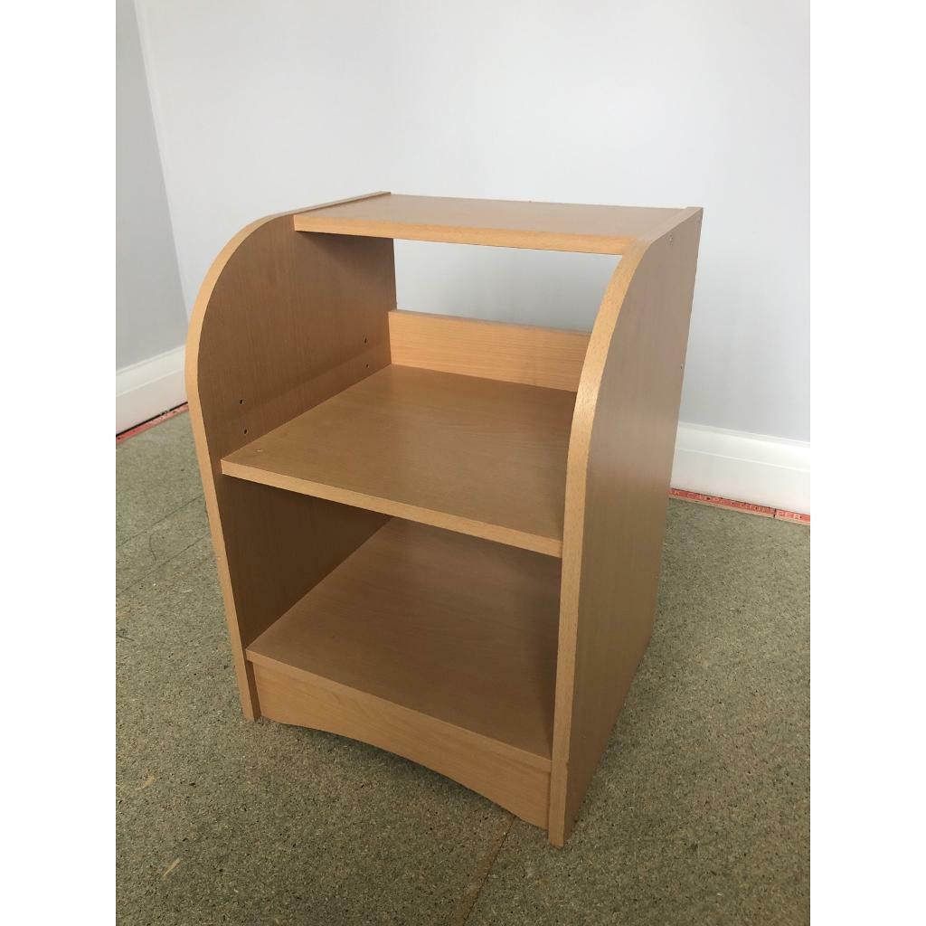 Bedside table - light wood | in Willand, Devon | Gumtree