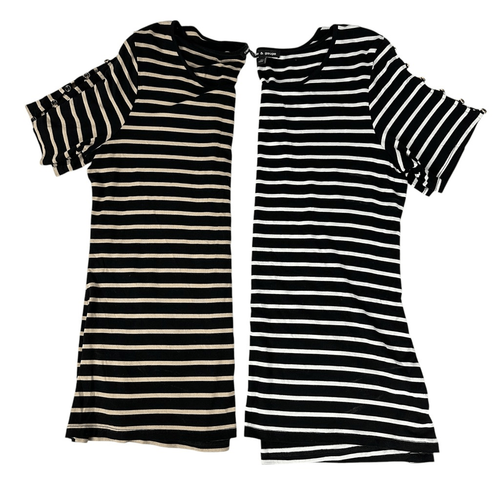 トップス vintage short length stripe l/s cutsew vintage short length stripe l/s cutsew