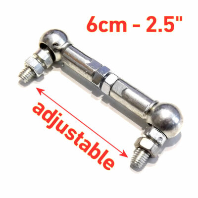 Universal adjustable Throttle Linkage Rod 2'' swivel ball joint Weber Carburetor