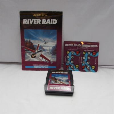 RIVER RAID FOR INTELLIVISON COMPLETE W/ OVERLAYS, MANUAL TESTED MUST @@!!