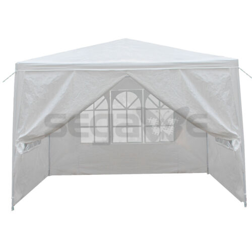 10"x10" Outdoor  Heavy Duty Canopy Party Wedding Tent Gazebo with 4 Side Walls