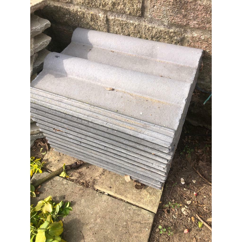 12 x Marley Double Roman Roofing Tile Smooth Grey in Somerset Gumtree