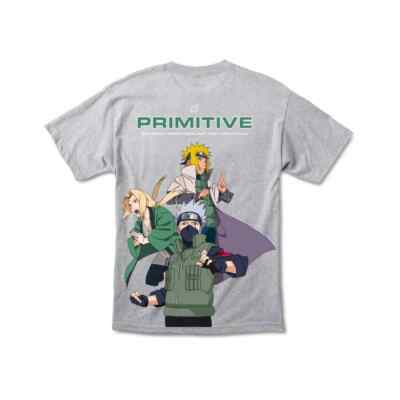 

Футболка с короткими рукавами Primitive x Naruto Hokage (Athletic Heather)