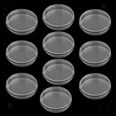 10x sterile Einweg Zellpflanzen Zellkulturschale mit Deckel, 50 mm