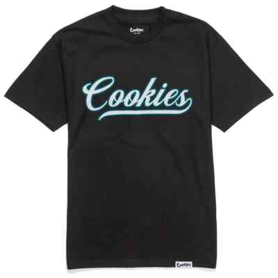 NWT Berner Cookies Clothing SF Pack Talk Logo 3 Black/Forest Green Tee