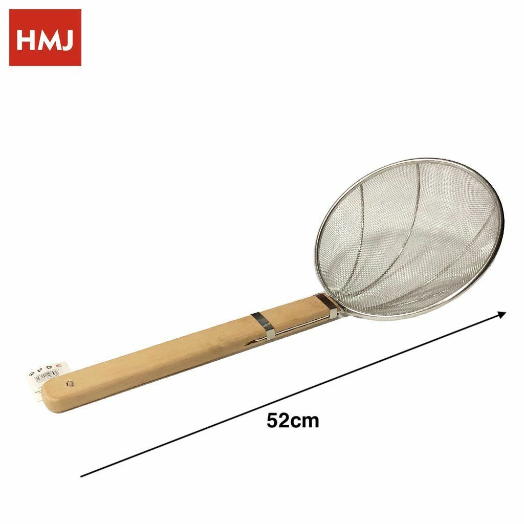 Colino Cucina Inox Manico Legno Passino Pasticceria Filtrare Setaccio 22cm hmj