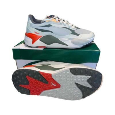 *NEW* PUMA WOMENS LADY RS-G GOLF SHOES SIZE 10 GRAY - PUMPKIN  #194258  #1636