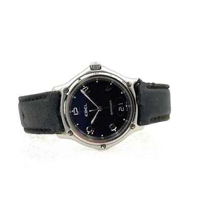 Men's Ebel 1911 Automatic Black Dial Big Date Wristwatch 9125241