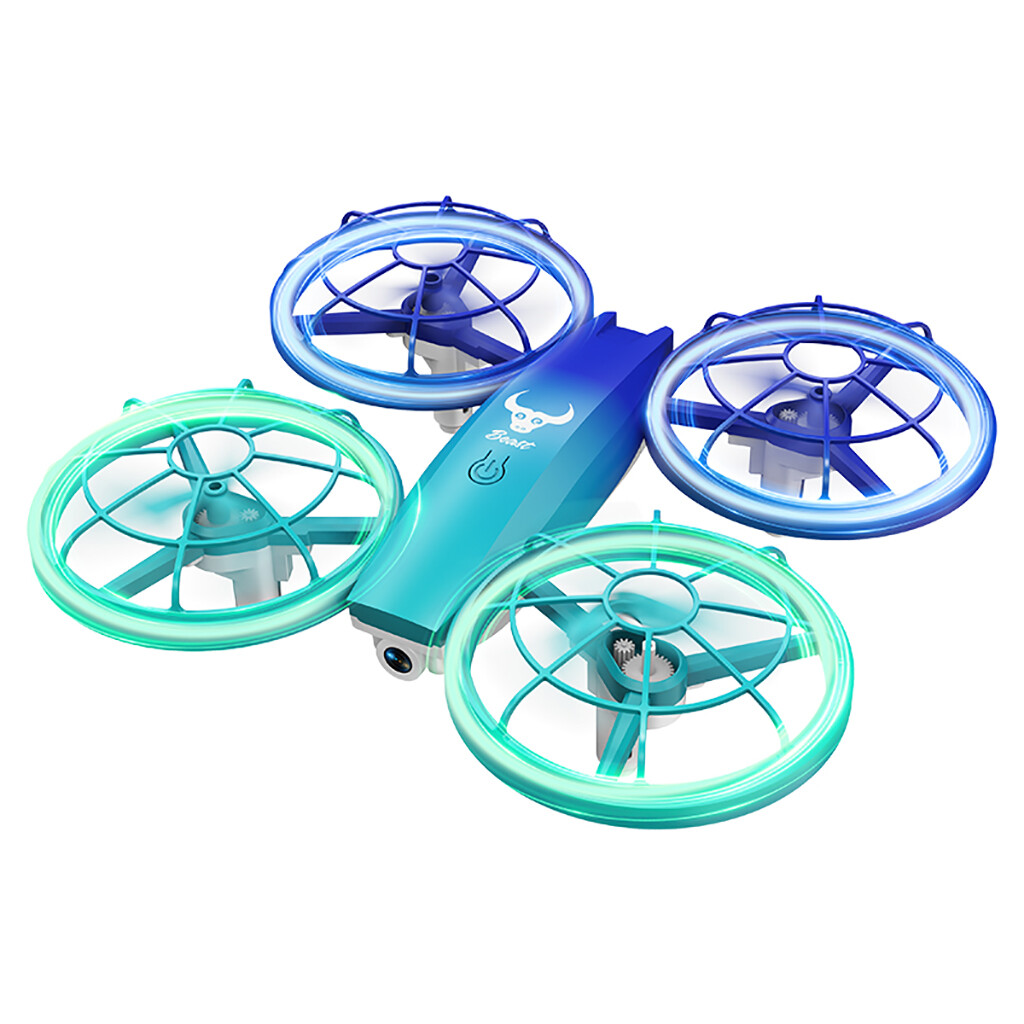 Mini quadcopter with light is a small model remote-controlle