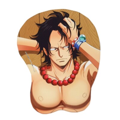 Asce Anime 3D Mouse Pads with Wrist Rest 2Way Skin