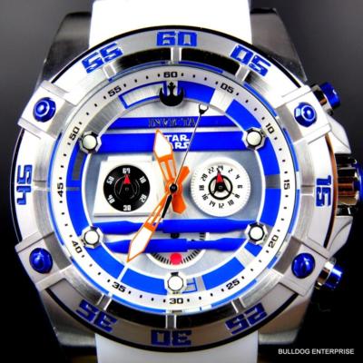 末使用 INVICTA limited edition 腕時計 Invicta R2D2 Star Wars Chronograph Limited Edition White