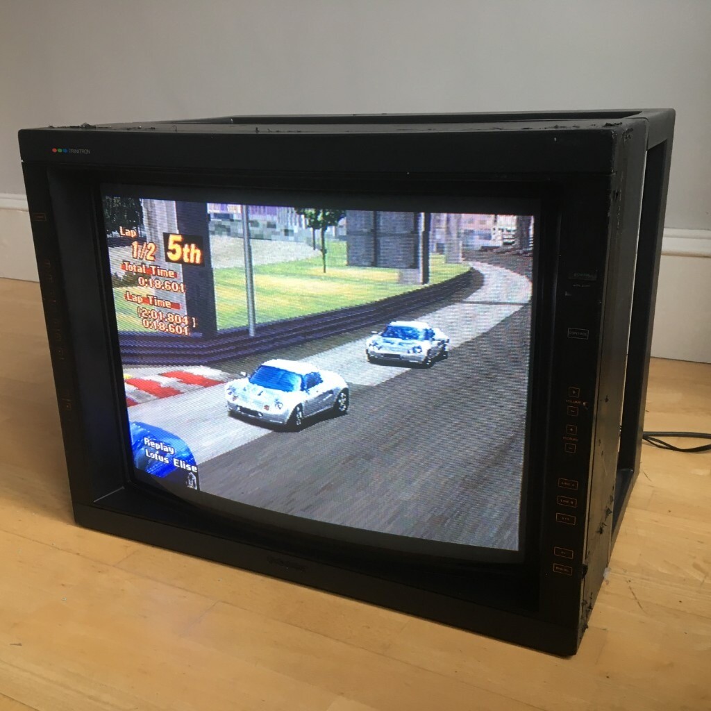 Sony PVM2730QM CRT Retro Gaming Exhibition TV in Southside, Glasgow