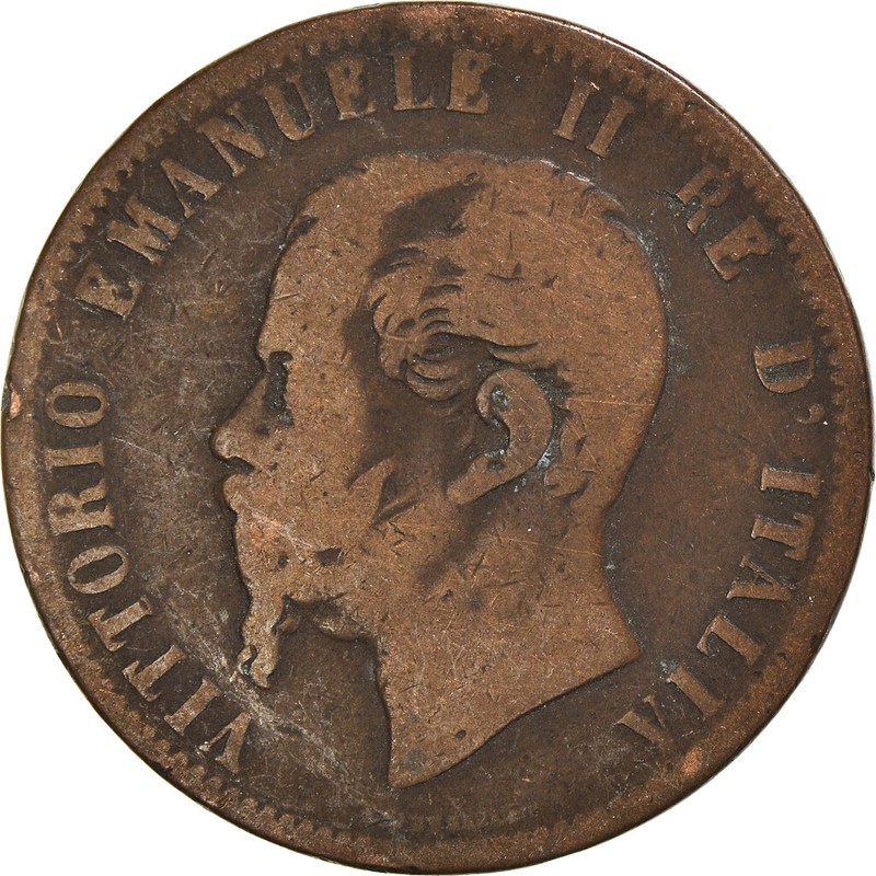 [#921961] Monnaie, Italie, 10 Centesimi, 1866