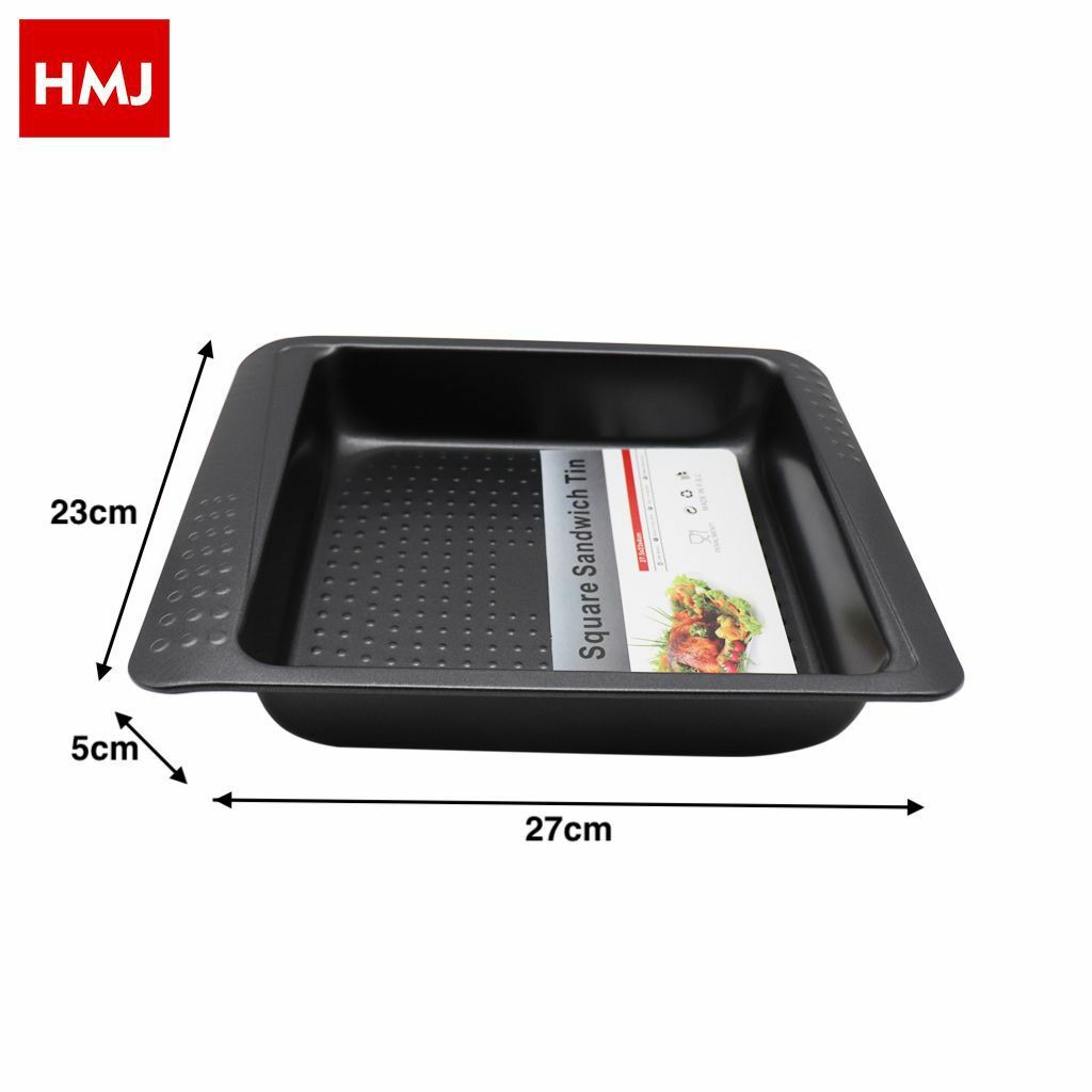 Stampo Teglia Tortiera Per Dolce Pane Torta Antiaderente Quadrata 24253 hmj