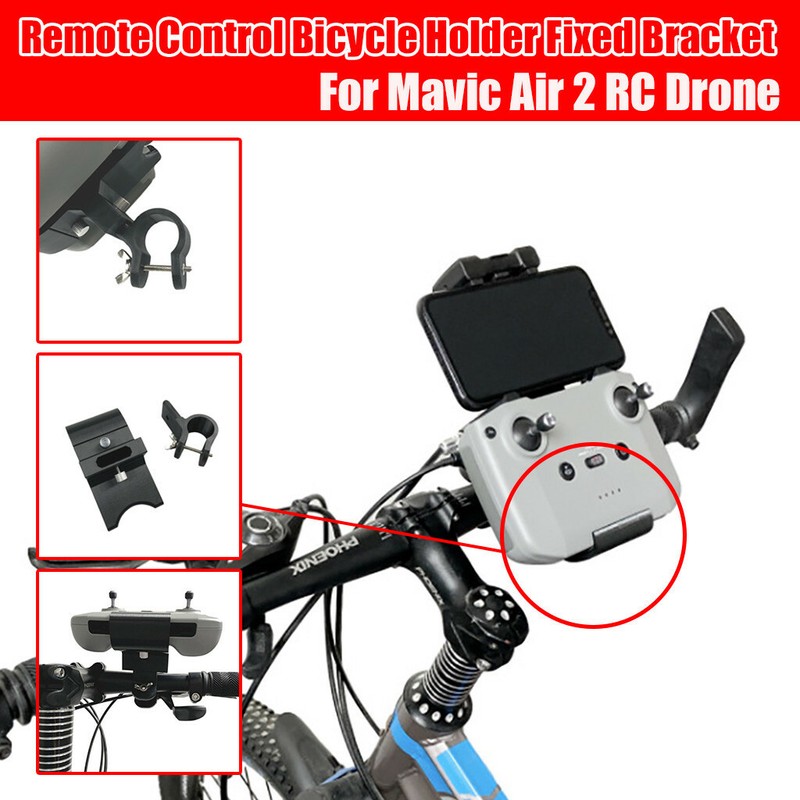 Remote Control Bicycle Holder Phone Fixed Mount Bracket For DJI Mavic Air 2
