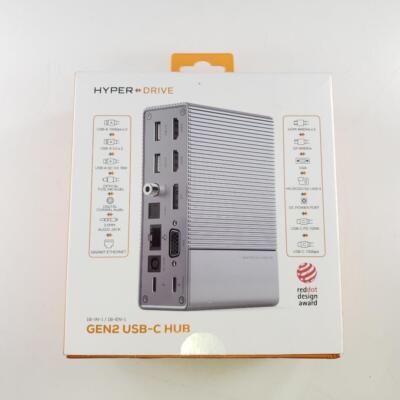 Sanho HD-G218 HyperDrive GEN2 18-in-1 USB-C Hub Docking Station NEW SEALED