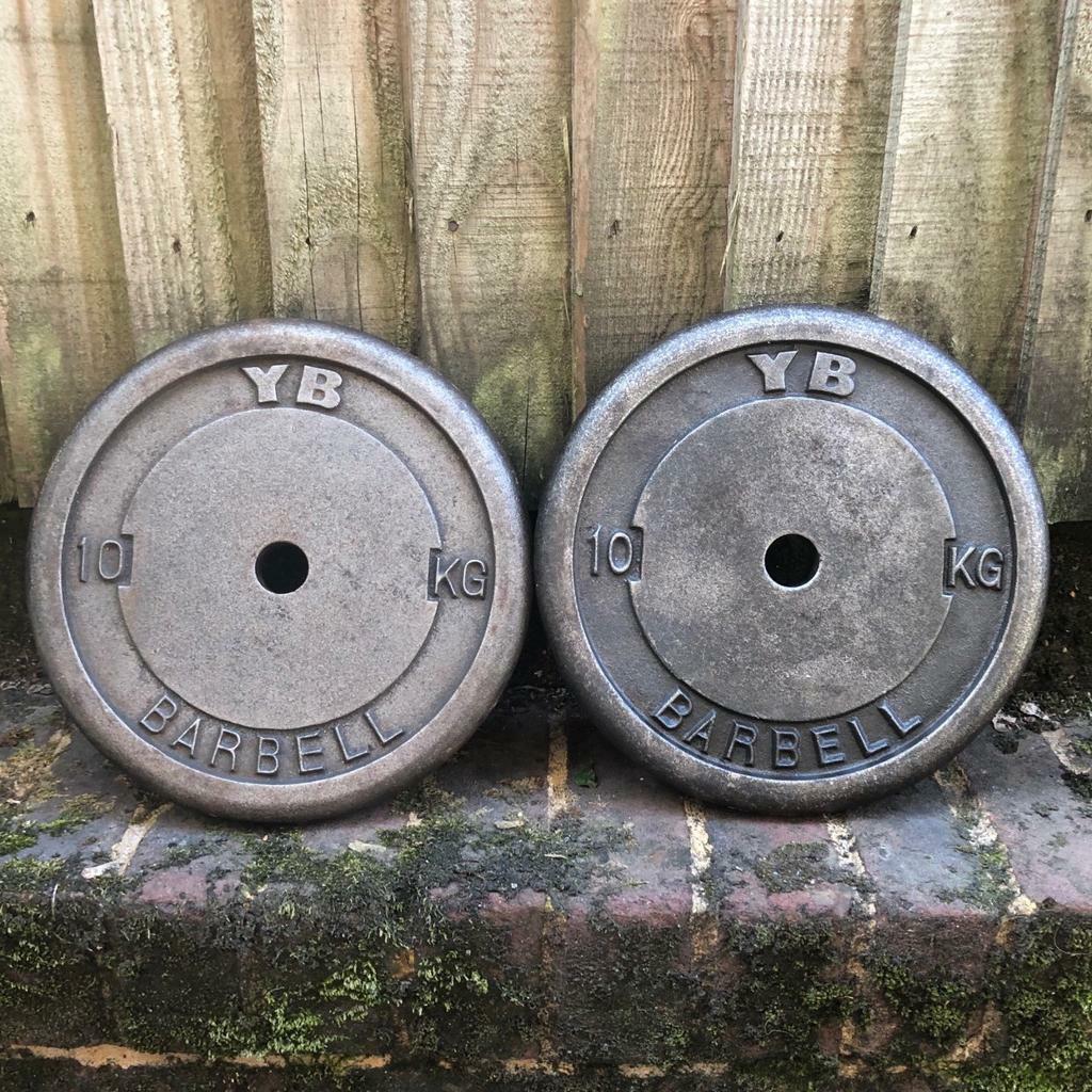 2x 10kg Standard (1”) Weight Plates in London Gumtree