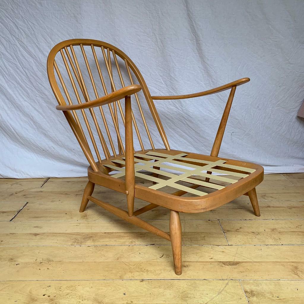 Vintage Ercol 203 easy lounge armchair chair 1960s mid century frame