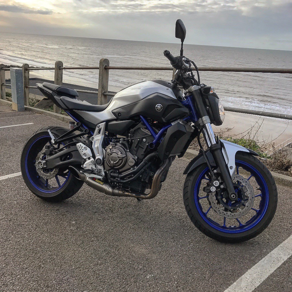 yamaha mt 07 akrapovic full system