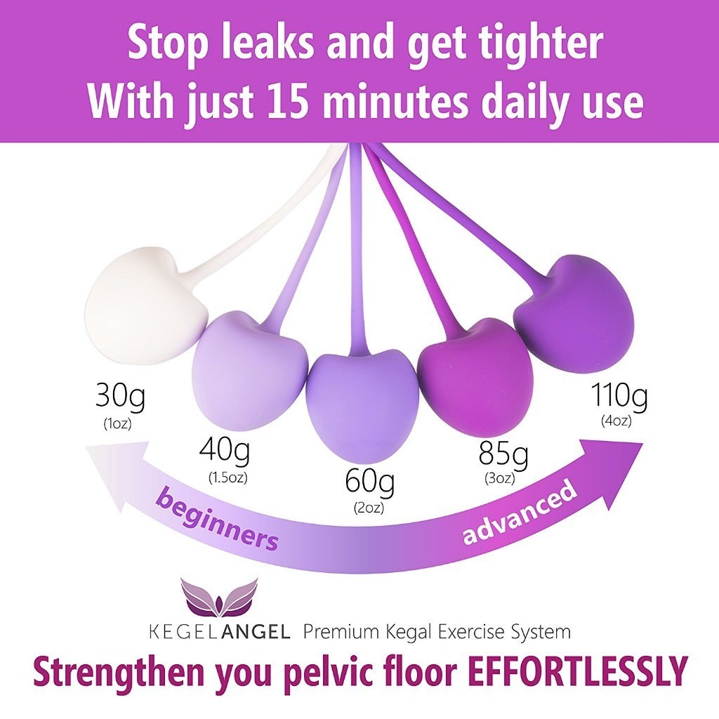 Kegel Exercise Weights Set Of 6 Premium Silicon Pelvic Floor