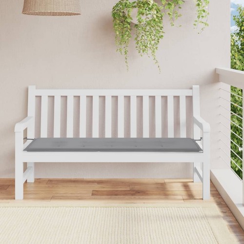 Garden Bench Cushion Gray 59.1