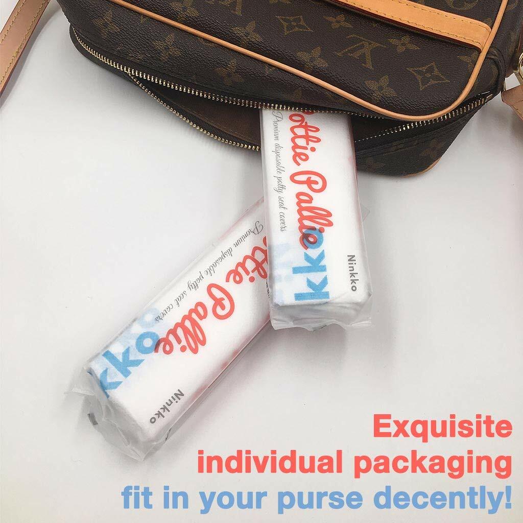 Pottie Pallie Premium Quality Disposable Toilet Seat Covers Individually Wrapped