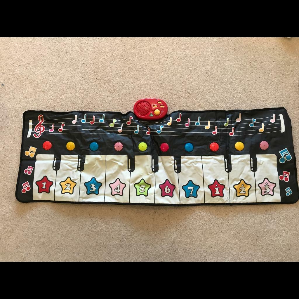Early Learning Center Floor Piano Keyboard Kids Toy In Bassaleg