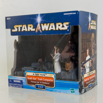 Star Wars A New Hope Figure Set - Death Star Trash Compactor - PRINCESS LEIA +1