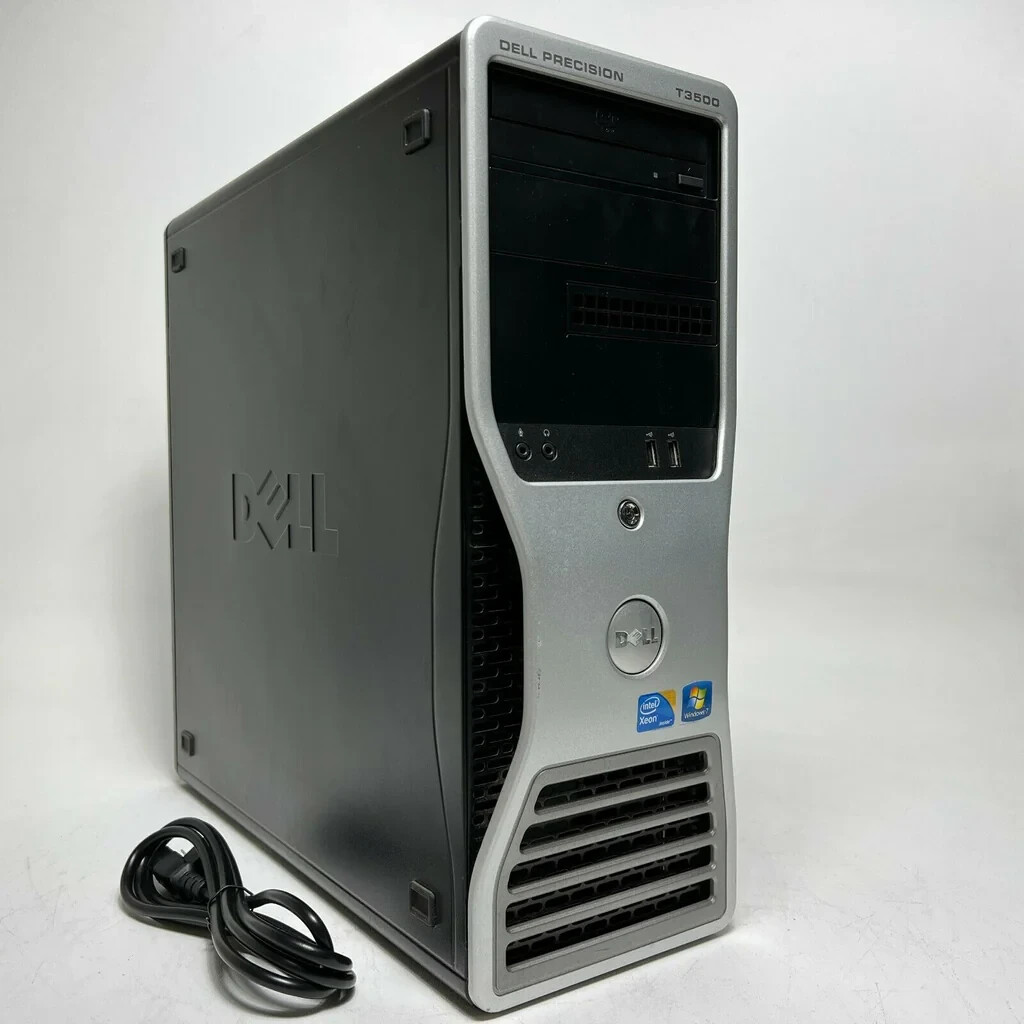 Dell Precision T3500 MT Two Intel Xeon W3503 CPU @ 2.40GHz 4GB