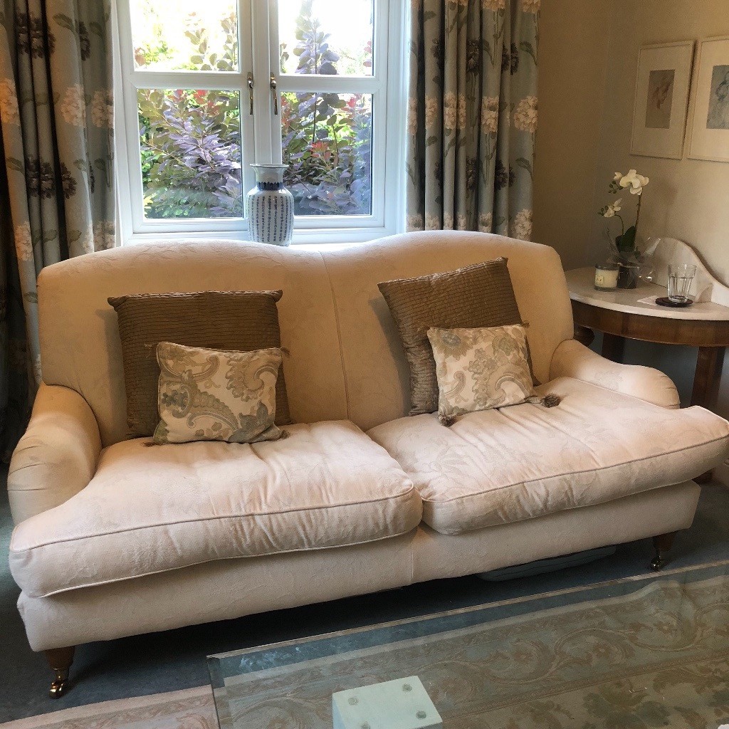 Laura Ashley small cream fabric sofa in Winchester, Hampshire Gumtree