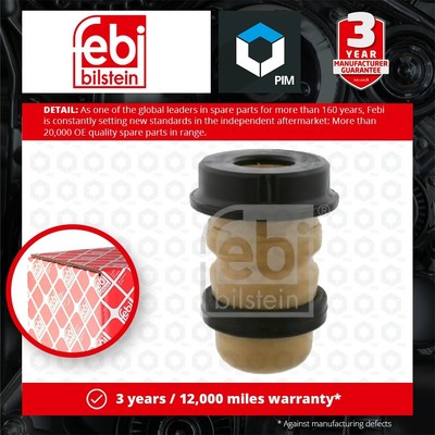 Bump Stop fits SKODA OCTAVIA Mk2, Mk3 Front 04 to 20 Suspension 1K0412303G Febi