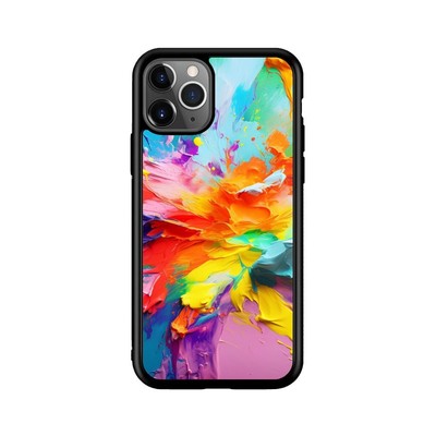 For Motorola Moto Google Pixel Huawei Hard Cover colorful oil painting Canvas