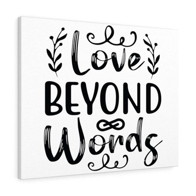 Inspirational Wall Art Love Beyond Words Wall Art Motivation Wall Decor for Hom