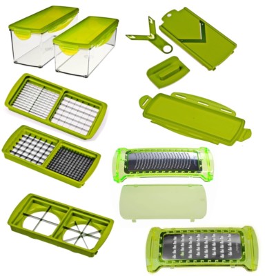 Nicer Dicer Zubehör Set - Zubehör für Genius Gemüseschneider 