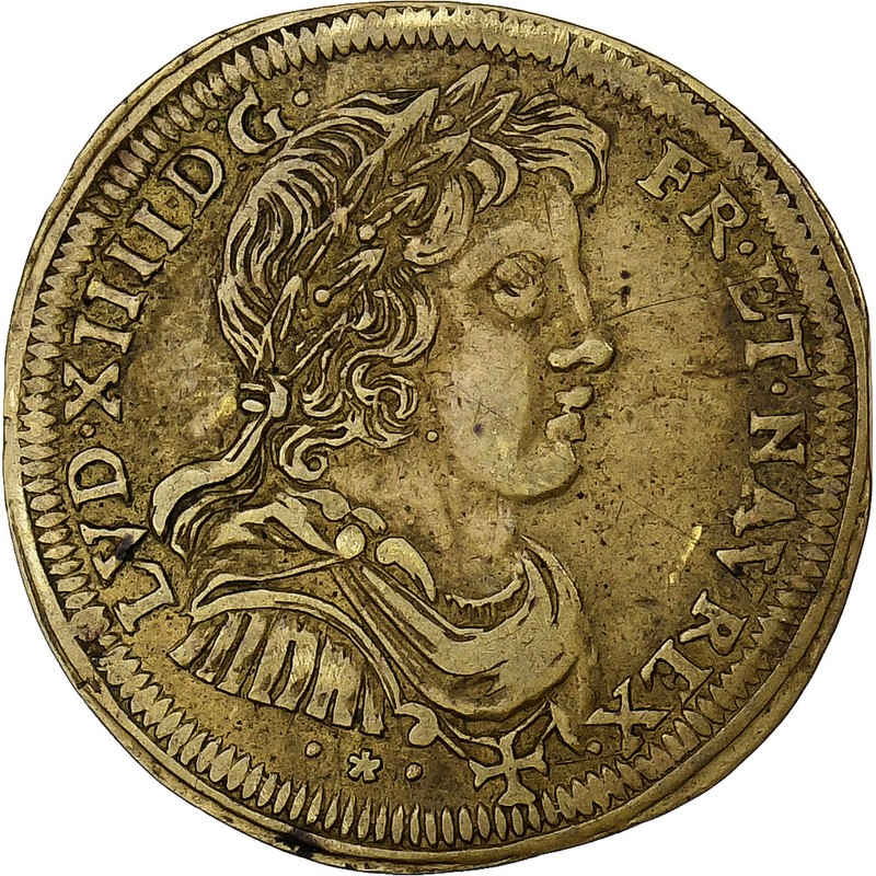 France, Jeton, Louis Xiv, Nuremberg, Wolf. Laufer, Laiton, Ttb