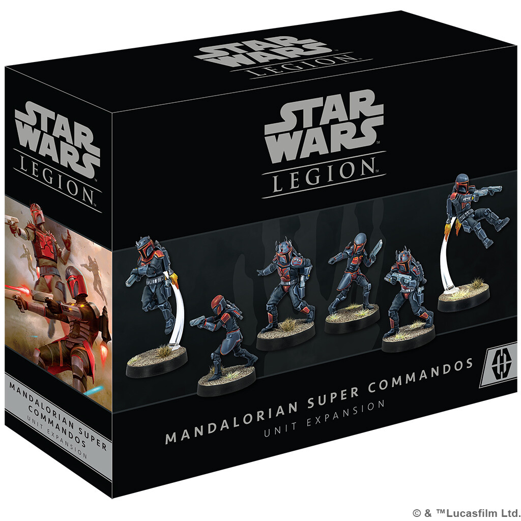 MANDALORIAN SUPER COMMANDOS Unit Expansion Star Wars Legion FFG NIB