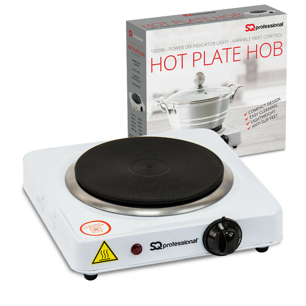 (new) Electric Portable Hot Plate Cooking Hob Stove Cooker Ring Boiling
