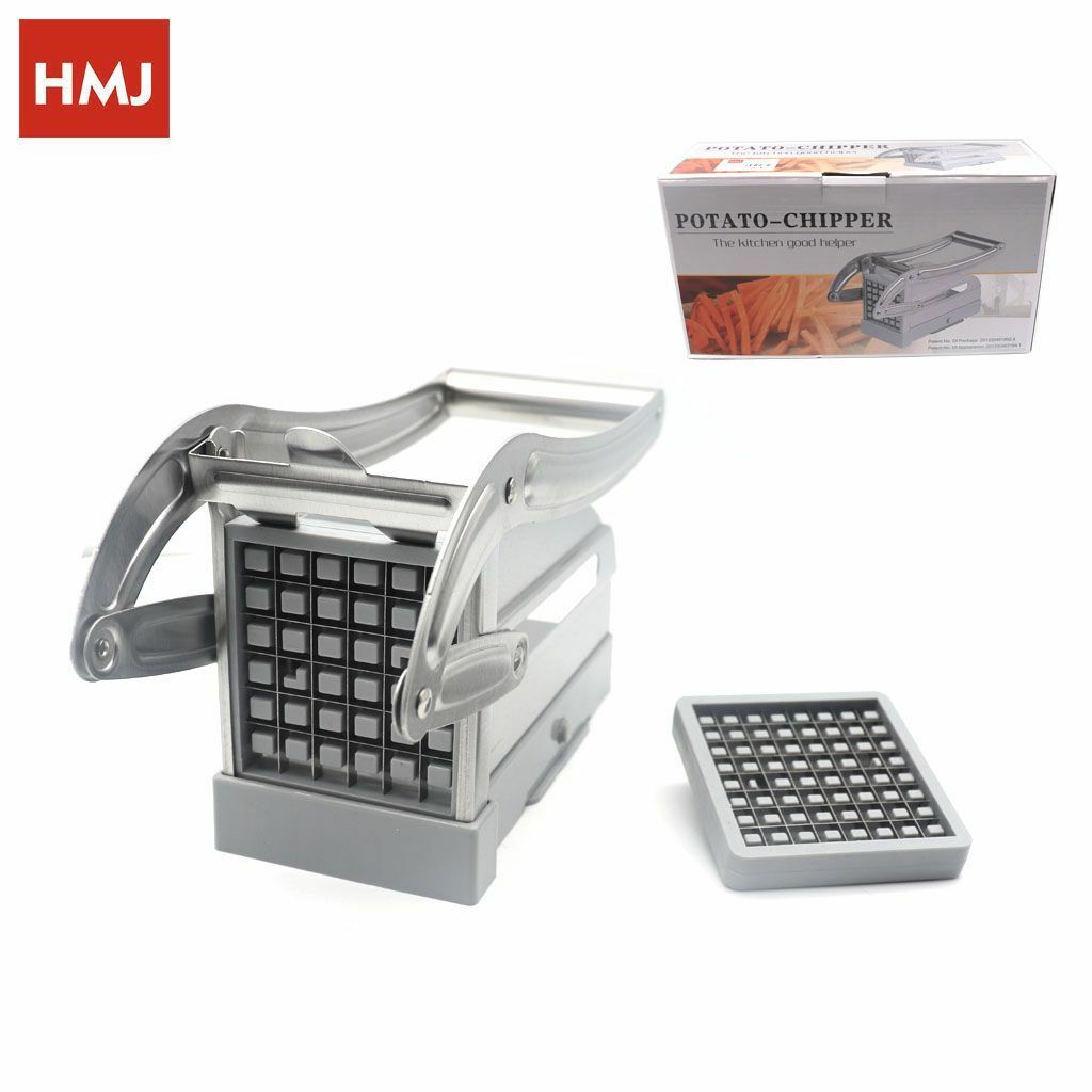 Taglia Patate Affetta Acciaio Inox Patatine Bastoncino Cucina Accessorio hmj